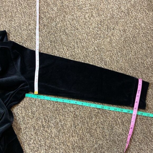 Ralph Lauren Black Lightweight Velvet Women’s Jacket Size L - Picture 7 of 12